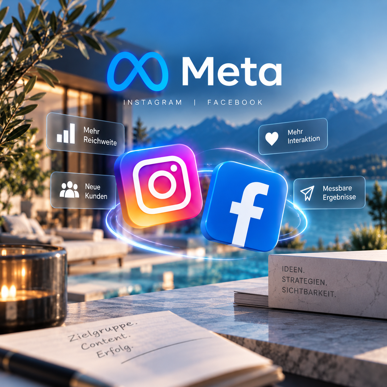 Meta-Werbung (Instagram & Facebook) von 3D-Visions Tirol